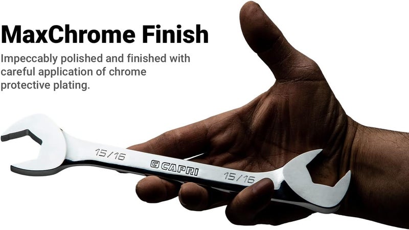 Capri Tools 13/16 in. Angle Open End Wrench, 30° and 60° angles, SAE - Image 4